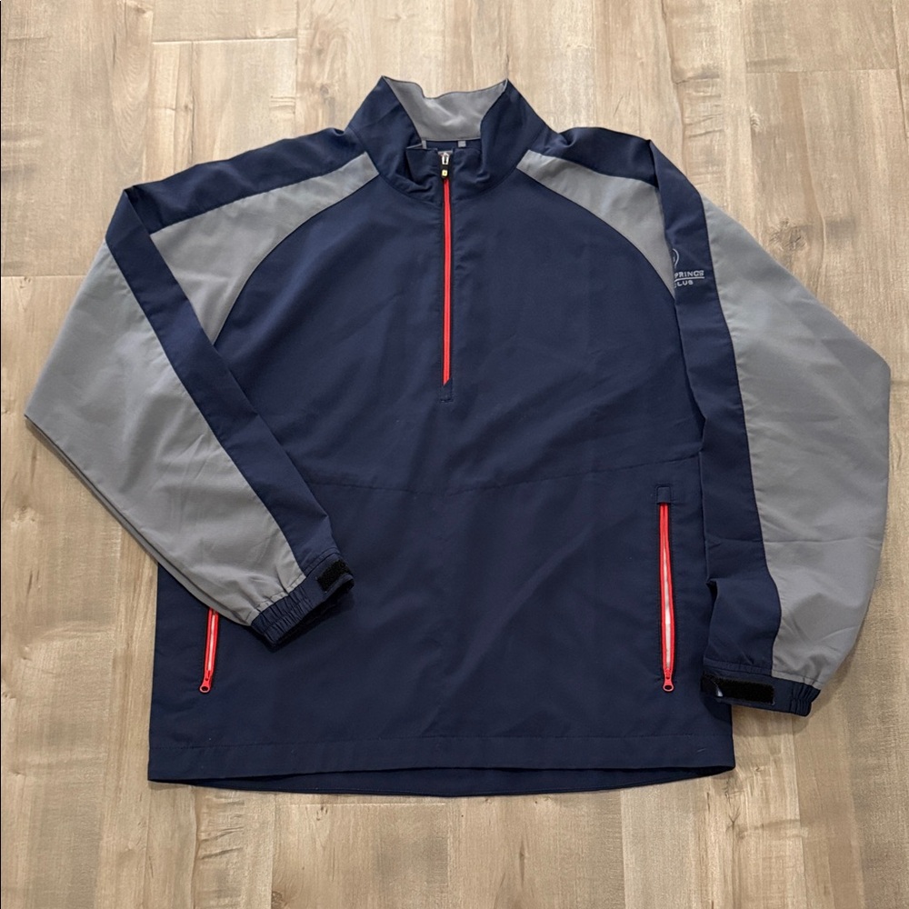 FootJoy 1/4 Zip Golf Long Sleeve Pullover Windbreaker Jacket Sz M